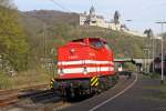 BR 202/70638/lok-v-10003-202-488-3-der Lok V 100.03 (202 488-3) der Hessischen Gterbahn in Altena(Westf) am 24,04,10