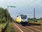 BR 146/41247/146-535-0-fhrt-am-260909-mit 146 535-0 fhrt am 26.09.09 mit dem MEr 36519 Hamburg-Harburg - Lneburg in den Bahnhof von Ashausen ein.
