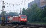 BR 185/198637/185-354-8-db-kommt-aus-richtung 185 354-8 DB kommt aus Richtung Kln mit einem Containerzug aus Italien nach Belgien und fhrt in Aachen-West ein am 22.5.2012.