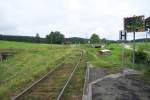 Eisenbahn-Romantik/34313/bf-otting-auf-der-strecke-traunstein Bf Otting auf der Strecke Traunstein - Waging im Sommmer 2007 in reichlich lndlicher Idylle