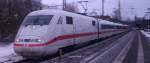 BR 401 ICE 1/48411/ice-1-401-575-7-bei-einer ICE 1 401 575-7 bei einer Zugdurchfahrt in Uelzen (05.01.10)