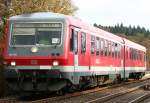 br-628-----928/36632/die-628-499-hier-bei-der-einfahrt Die 628-499 hier bei der Einfahrt in Solingen Schaberg am 25.10.09