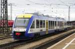 br-648-lint-41/36792/brb-vt-220-br-648-der BRB Vt 220 (BR 648, der Bayerischen Regio Bahn) verlt Augsburg Hbf. (25.10.2009).